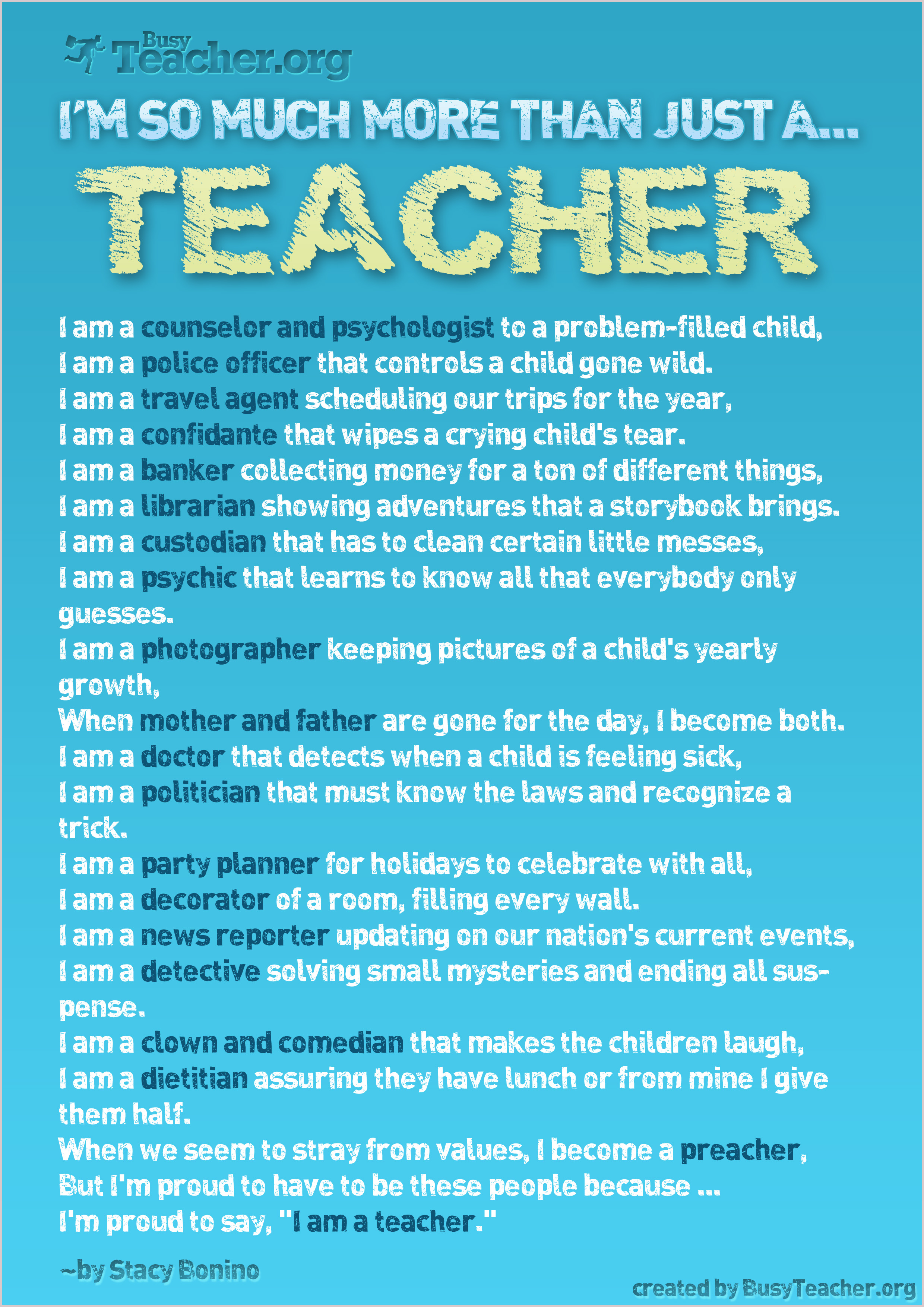 Image result for i'm a teacher