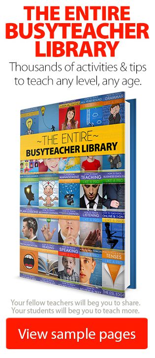 Get the Entire BusyTeacher Library for Only $99.99!