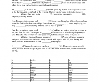 Gap-filling activities B2 level