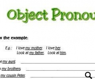 Object Pronouns