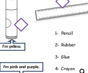 Classroom Objects Worksheet