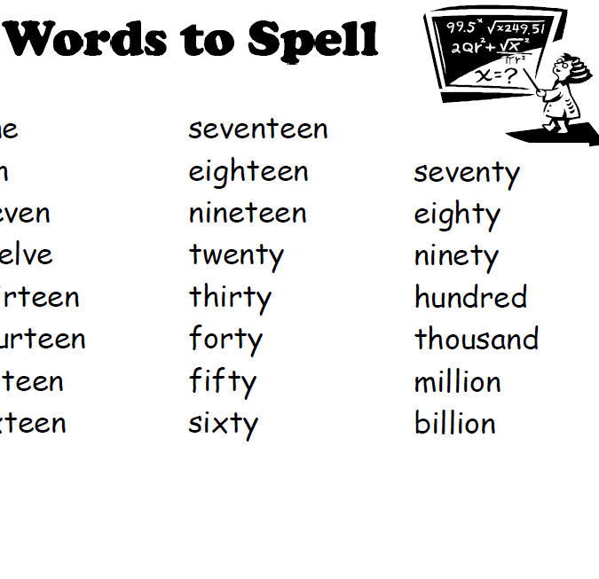 spell number in words formula