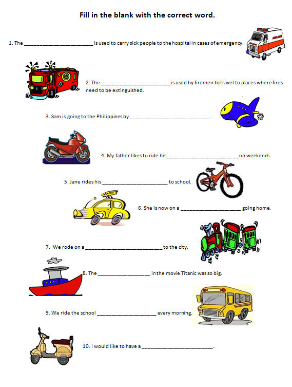 An essay on the 5 modes of transportation