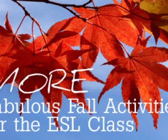 MORE Fabulous Fall Activities for the ESL Class