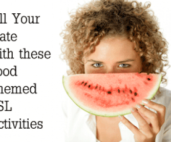 Fill Your Plate with these Food Themed ESL Activities