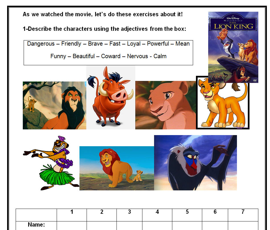 the-lion-king-wild-life-worksheet