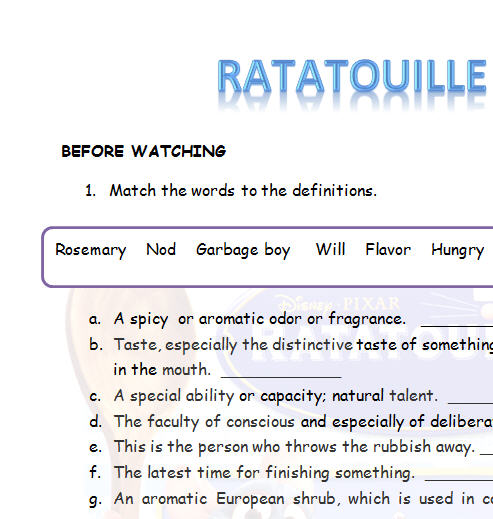 ratatouille-movie-worksheet