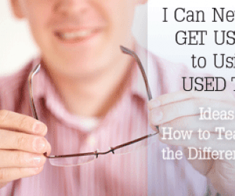 I Can Never GET USED to Using USED TO: Ideas on How to Teach the Difference