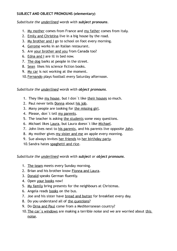 subject-and-object-pronouns