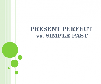 Present Perfect vs. Past Simple Presentation