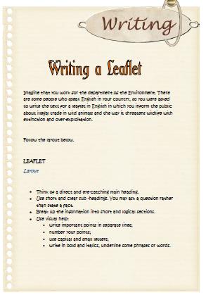 how to write easy read leaflets