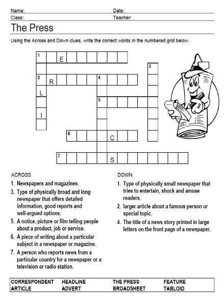 The Press Crossword Puzzle