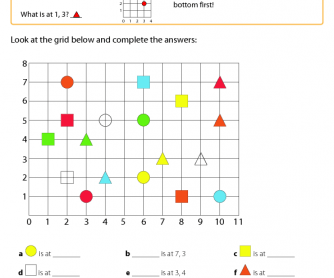 Co-ordinates - Maths Worksheet