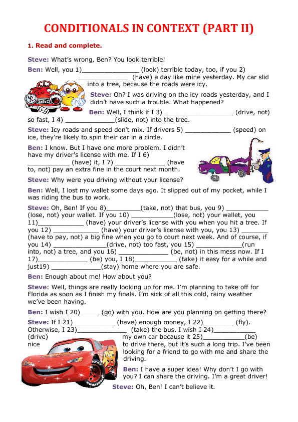 second-conditional-interactive-worksheet