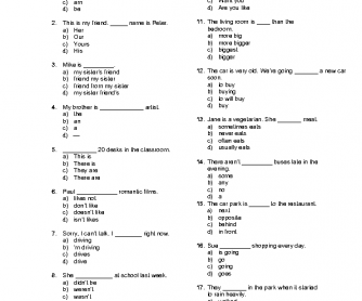 Placement Test