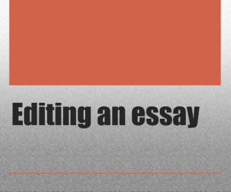 How to edit or proofread an essay or paper: 8 steps