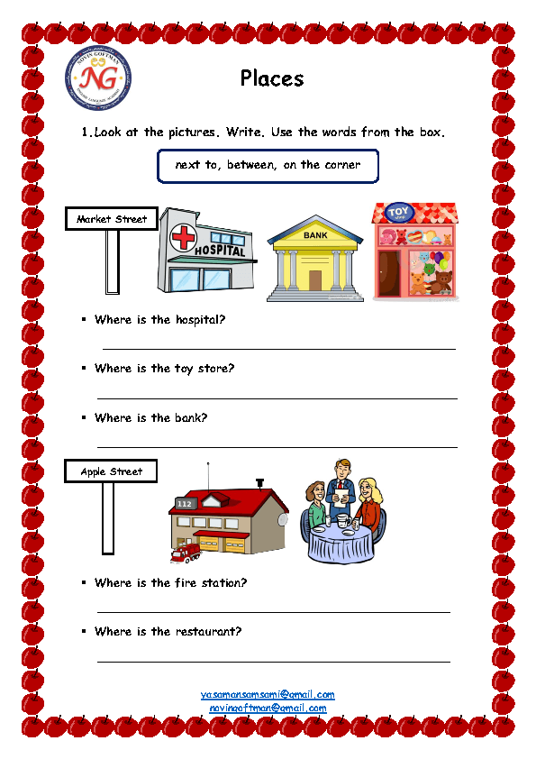 48 FREE Directions - Giving and Asking Worksheets