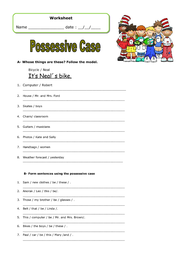 possessive-case-elementary-worksheet-ii