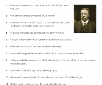 What was Theodore Roosevelt's nickname?