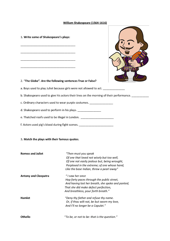 the-language-of-shakespeare-worksheet