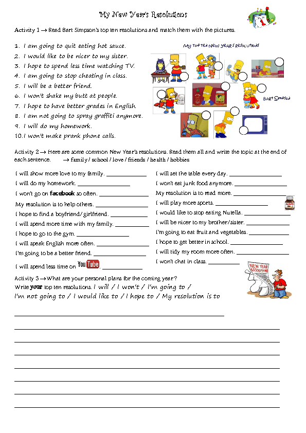 Esl Writing Activity Worksheet