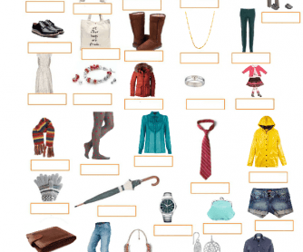 Clothes and Complements (KET List)