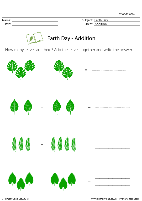 67 FREE Earth Day / Earth Hour Worksheets
