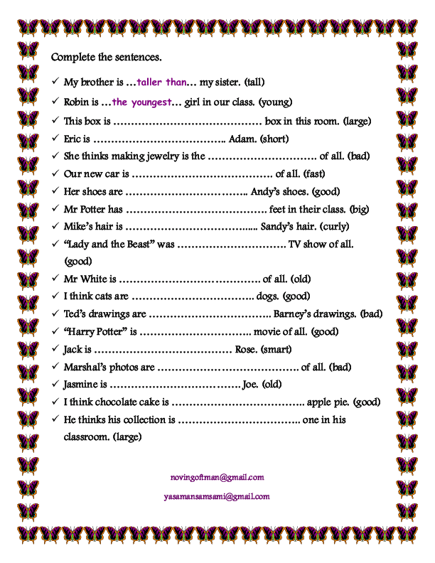 comparison-of-adjectives