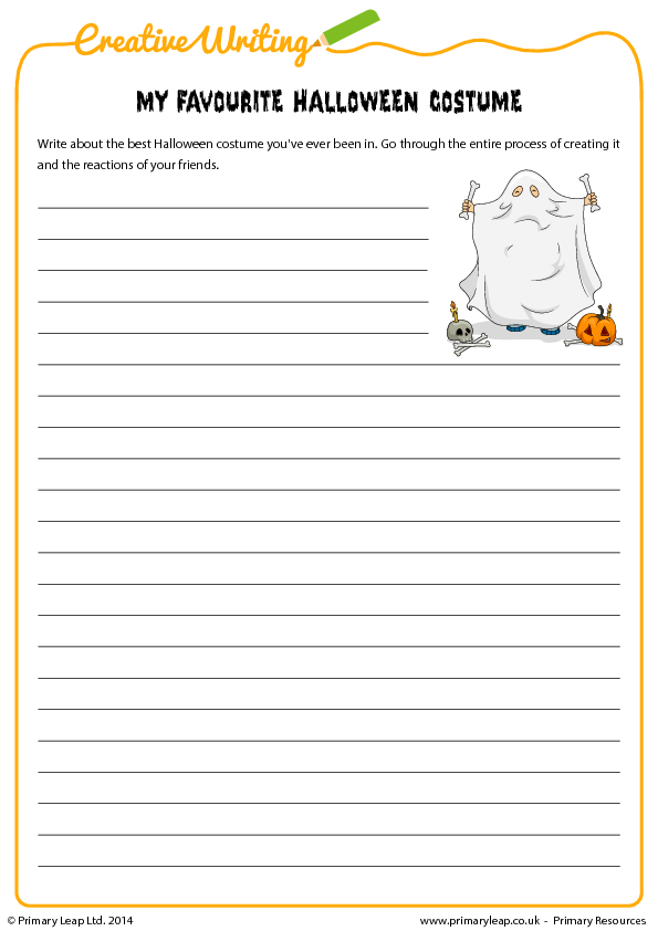 Halloween Writing Prompts and Stationery