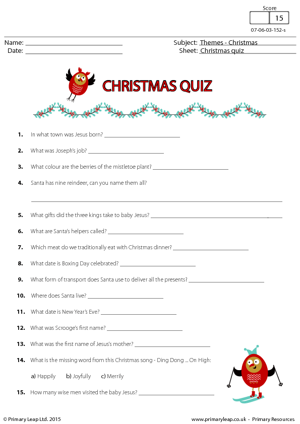 Fun Christmas Quiz