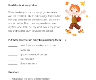 reading comprehension short story worksheets english pdf ready getting learn activities read listening