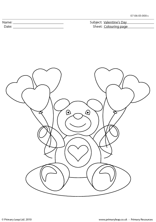 teacher valentine coloring pages - photo #22