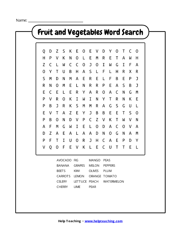 fruit-and-vegetables-word-search