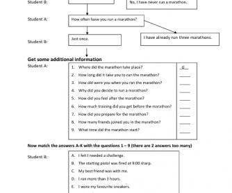 1 Free Past Simple Vs Present Perfect Worksheets