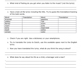 106 free dictionary activities worksheets