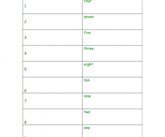 56 free ordinal numbers worksheets