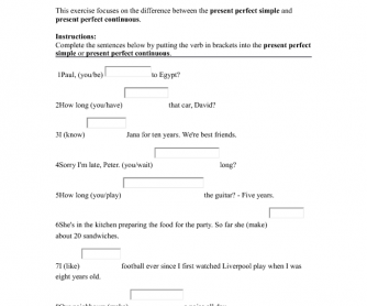 299 Free Present Perfect Worksheets Teach Present Perfect With