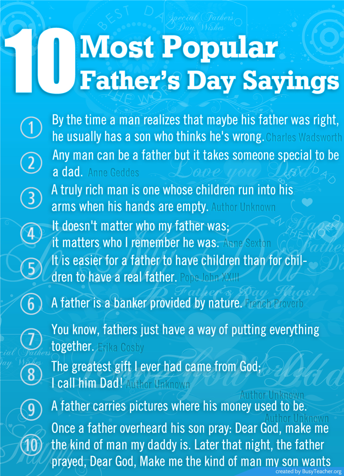 Father Day Words