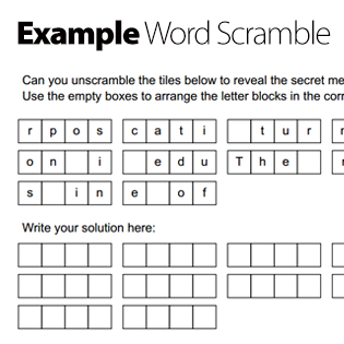 essay scramble generator