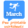 March worksheets