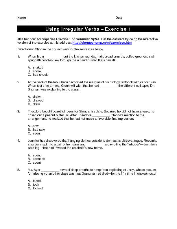 using-irregular-verbs