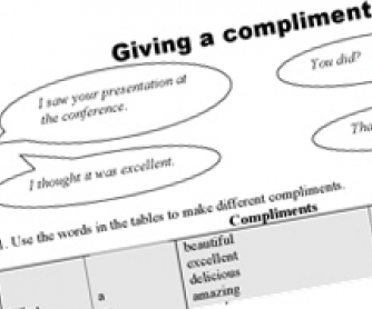 Giving Compliments - Pre-Intermediate Speaking Lesson