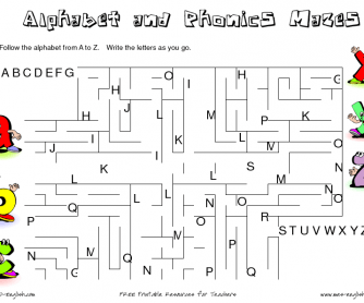 Alphabet maze 2