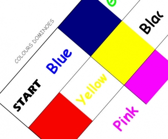 Colours Dominoes Worksheet