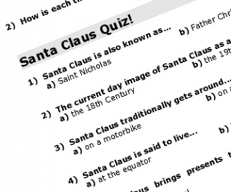 Christmas Song Worksheet - I Saw Mommy Kissing Santa (WITH VIDEO)