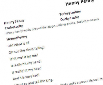 Henny Penny, a play