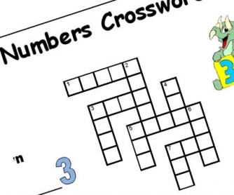 Numbers Crossword