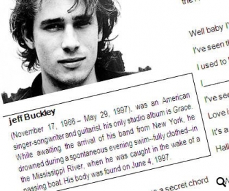 Past simple with Jeff Buckley and his Hallelujah! (WITH VIDEO)