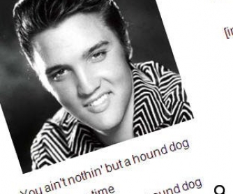 Song Worksheet: Hound Dog by Elvis (WITH VIDEO)
