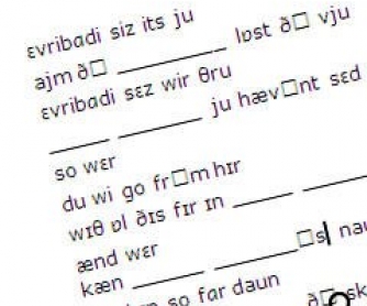 Song Worksheet and Phonetics Fun: Crawl by Chris Brown (WITH VIDEO)